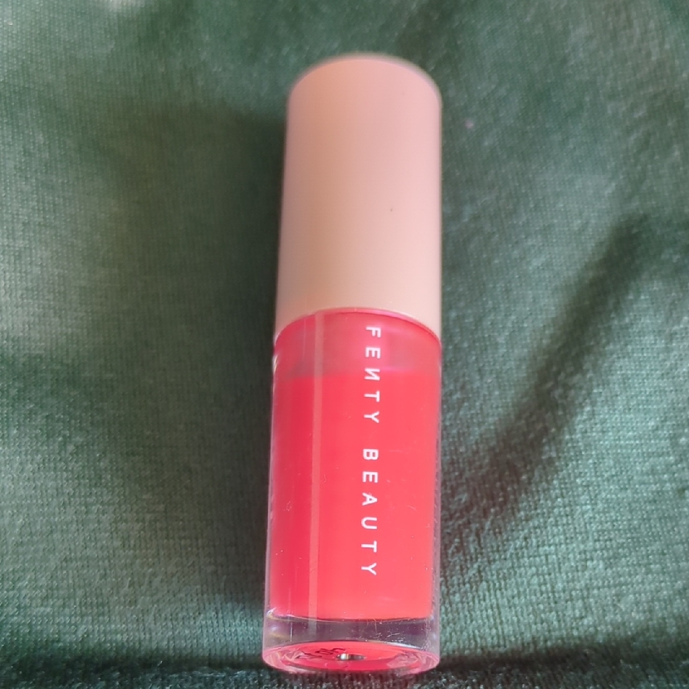 Fenty Beauty Gloss Bomb Heat In Hot Cherry Sheer Lip Gloss Plumper 2ml Mini NEW